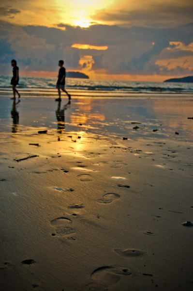 Footprints in Sabah, Malaysia