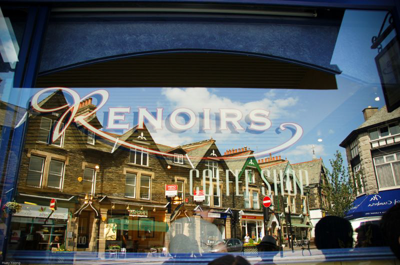 Cafe reflections