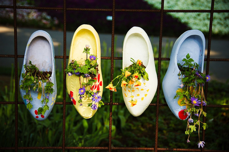 Shoe flowerboxes