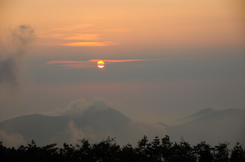 Sunset at Alishan, Taiwan