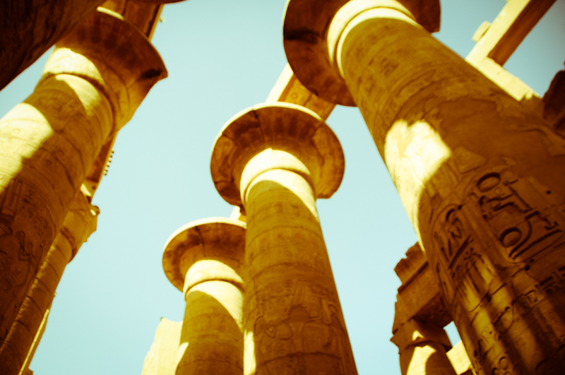 Hypostyle pillars of Karnak