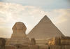 Sphinx & pyramid at Giza